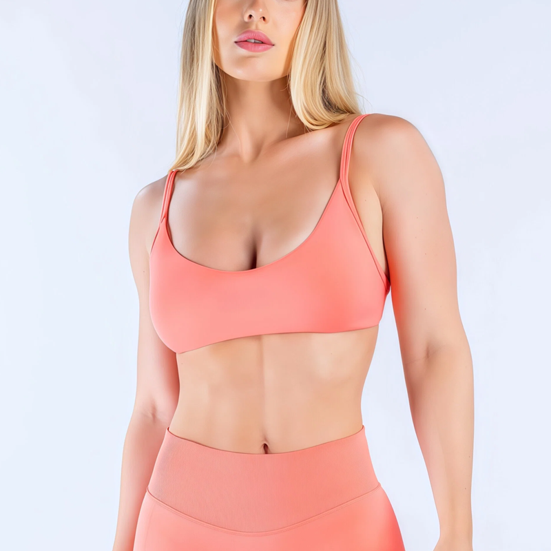 T Shirt Bra Seamless - HISTELLO Impact Scoop Neck Bra para