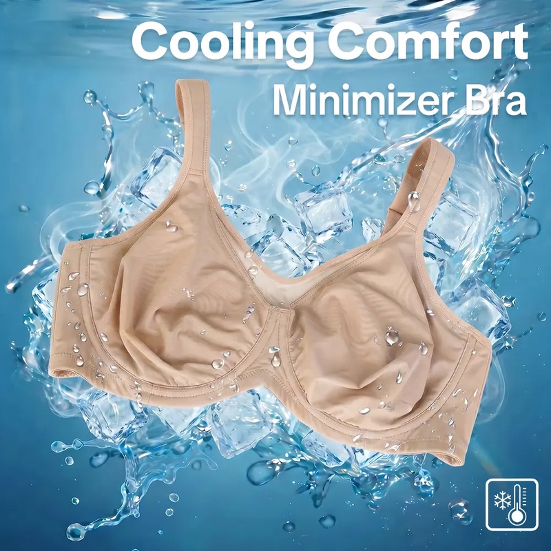 Full Coverage Bra - Sujetador Minimizador CardiComfort Cooling de HSIA,