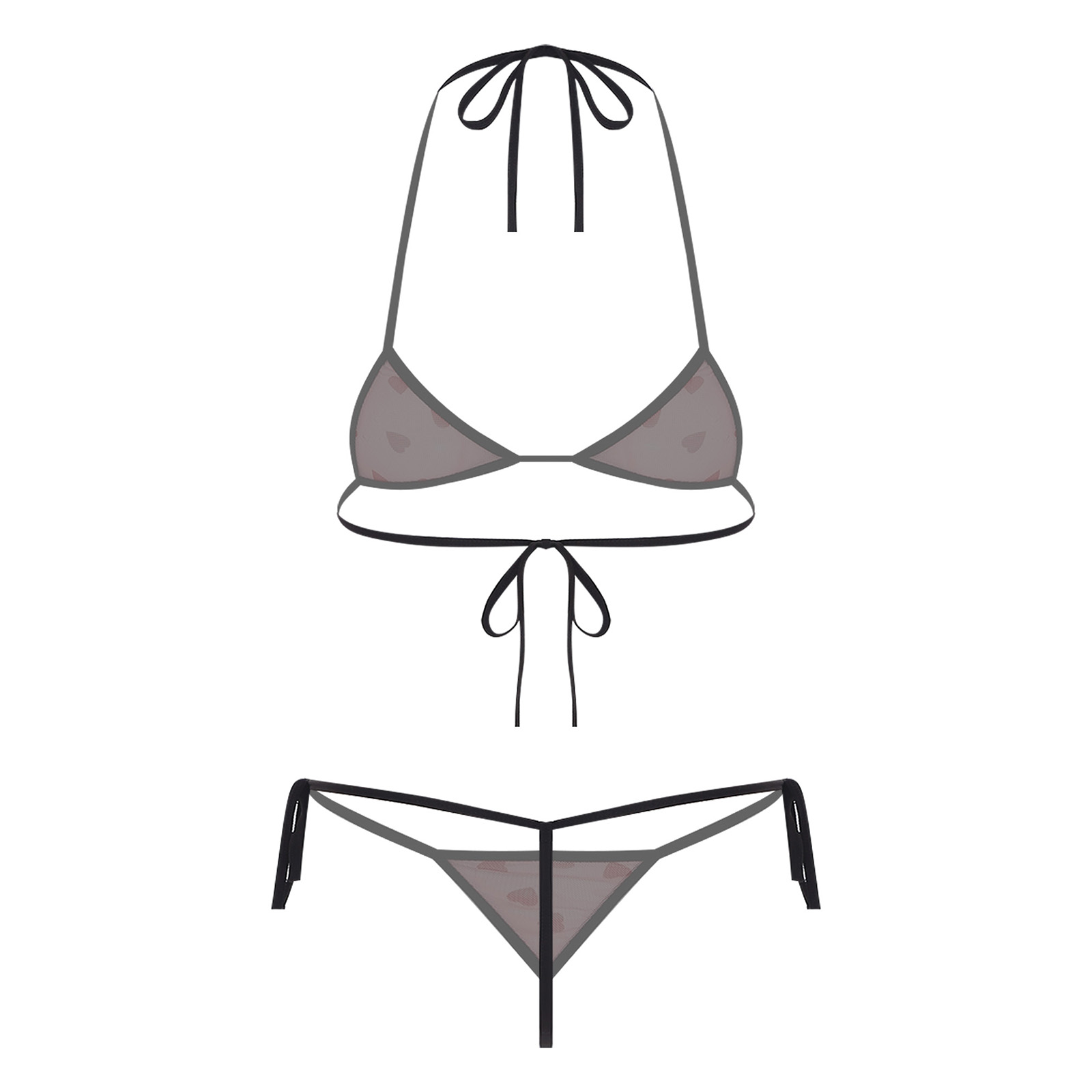 Conjunto de ropa interior Micr - Lace Bralette Set reseña y precio
