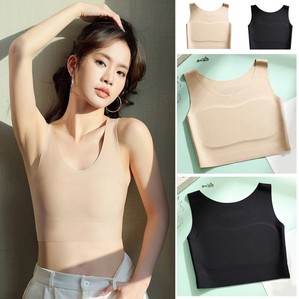 Bustier sin costuras de seda h - Minimizer Bra Women reseña y precio