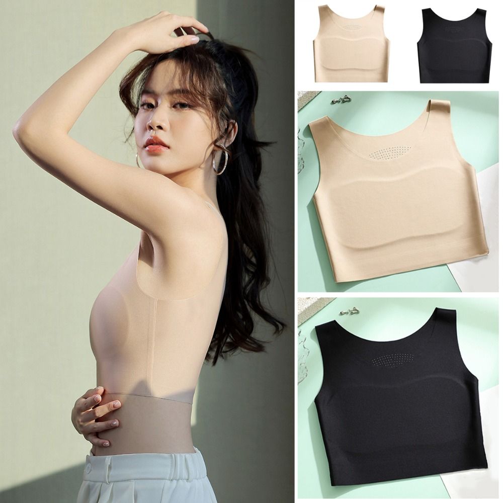 Bustier sin costuras de seda h - Minimizer Bra Women reseña y precio
